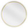 Mexen Loft lustro łazienkowe okragłe 40 cm, rama złota - 9850-040-040-000-50