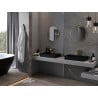 Mexen Loft round bathroom mirror 50 cm, gold frame - 9850-050-050-000-50