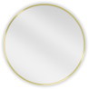 Mexen Loft runder Badezimmerspiegel 65 cm, goldener Rahmen - 9850-065-065-000-50