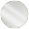 Mexen Loft round bathroom mirror 90 cm, gold frame - 9850-090-090-000-50