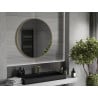 Mexen Loft rundes Badezimmerspiegel 90 cm, goldener Rahmen - 9850-090-090-000-50