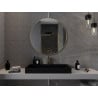 Mexen Loft Badezimmerspiegel rund 95 cm, goldener Rahmen - 9850-095-095-000-50