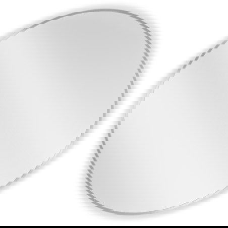 Mexen Loft pyöreä kylpyhuoneen peili 80 cm, inox-kehys - 9850-080-080-000-10