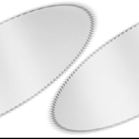 Mexen Loft ronde badkamer spiegel 90 cm, inox frame - 9850-090-090-000-10