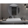 Mexen Loft ümmargune vannitoapeegel 100 cm, inox raam - 9850-100-100-000-10