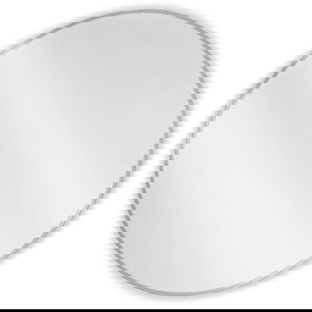 Mexen Loft apaļš vannas istabas spogulis 100 cm, inox rāmis - 9850-100-100-000-10