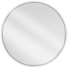 Mexen Loft lustro łazienkowe okragłe 100 cm, rama inox - 9850-100-100-000-10