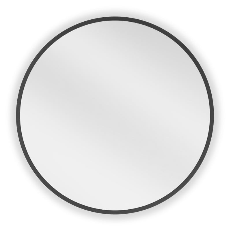Mexen Loft pyöreä kylpyhuoneen peili 45 cm, musta kehys - 9850-045-045-000-70