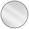 Mexen Loft lustro łazienkowe okragłe 90 cm, rama czarna - 9850-090-090-000-70