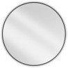 Mexen Loft runder Badezimmerspiegel 90 cm, schwarzer Rahmen - 9850-090-090-000-70
