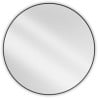 Mexen Loft rundes Badezimmerspiegel 100 cm, schwarzer Rahmen - 9850-100-100-000-70