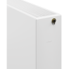 Radiateur plat Mexen Flat CVF33 600 x 1000 mm, raccordement inférieur, 2201 W, blanc - W633F-060-100-00