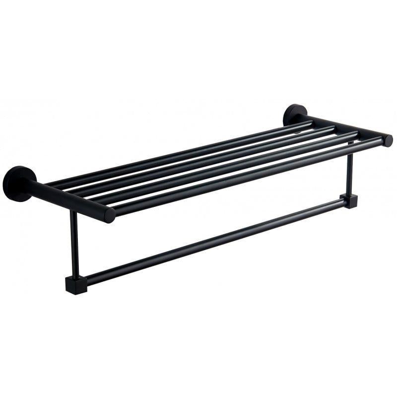 Mexen Remo prateleira para toalhas, preta - 7050720-70