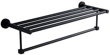 Mexen Remo towel shelf, black - 7050720-70