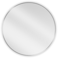 Mexen Loft ronde badkamer spiegel 70 cm, inox frame - 9850-070-070-000-10