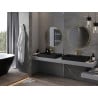 Miroir de salle de bains rond Mexen Loft 75 cm, cadre doré - 9850-075-075-000-50