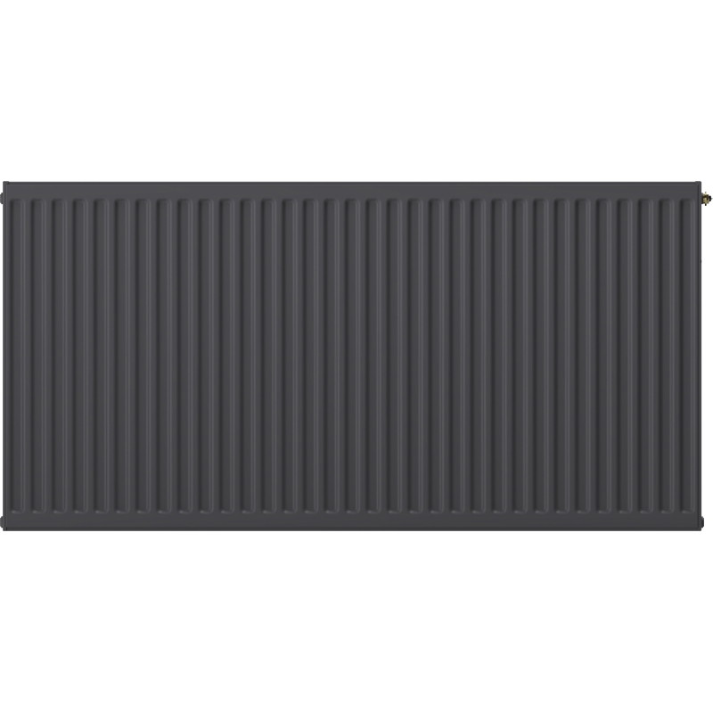 Mexen CV11 plaatradiator 400 x 1600 mm, onderste aansluiting, 1037 W, antraciet - W611-040-160-66