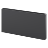 Mexen Flat CF22 Plattenheizkörper 600 x 600 mm, seitlicher Anschluss, 949 W, Anthrazit - W422F-060-060-66