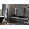 Mexen Loft Badezimmerspiegel oval 70 x 50 cm, goldener Rahmen - 9851-070-050-000-50
