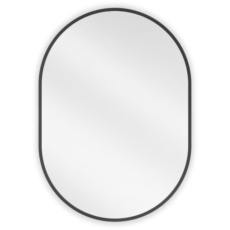 Mexen Loft Oval Bathroom Mirror 70 x 50 cm, Black Frame - 9851-070-050-000-70