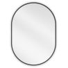 Mexen Loft Oval Bathroom Mirror 70 x 50 cm, Black Frame - 9851-070-050-000-70