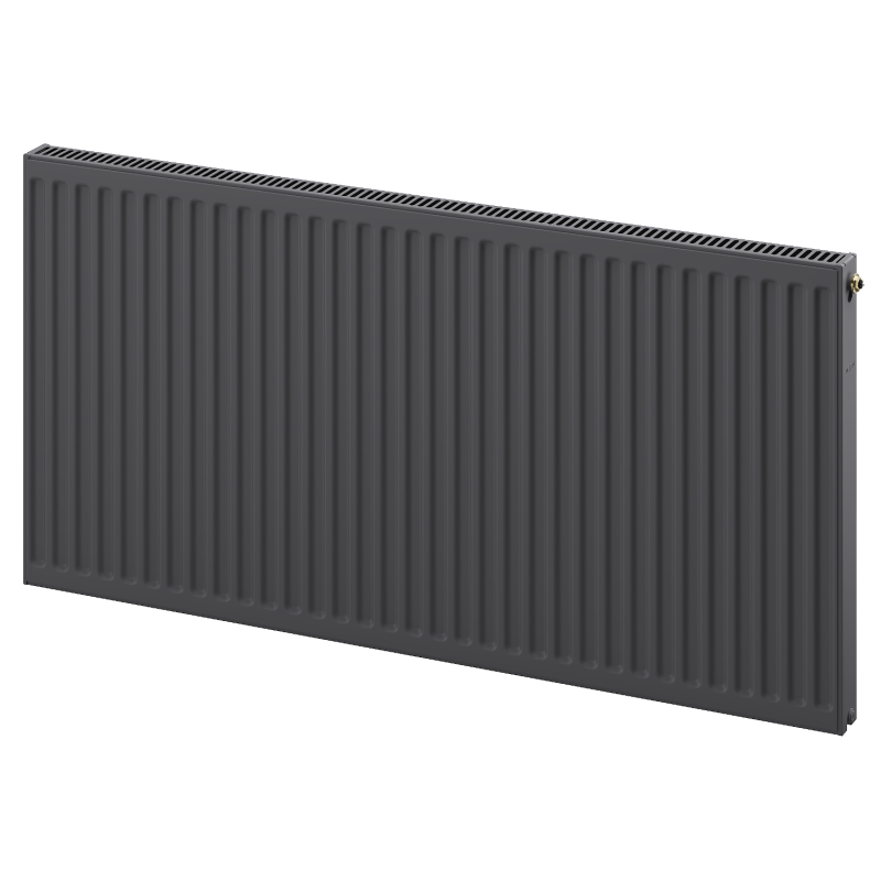 Radiateur plat Mexen CV11 600 x 900 mm, raccordement inférieur, 840 W, anthracite - W611-060-090-66