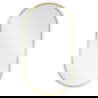 Mexen Loft specchio da bagno ovale 75 x 40 cm, cornice dorata - 9851-075-040-000-50