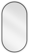 Mexen Loft ovaalne vannitoapeegel 80 x 40 cm, must raam - 9851-080-040-000-70