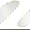 Mexen Loft specchio da bagno ovale 80 x 45 cm, cornice dorata - 9851-080-045-000-50