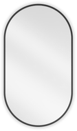 Mexen Loft ovaalne vannitoa peegel 80 x 45 cm, must raam - 9851-080-045-000-70