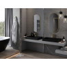 Mexen Loft lustro łazienkowe owalne 90 x 45 cm, rama złota - 9851-090-045-000-50