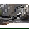 Mexen Loft miroir de salle de bain ovale 90 x 45 cm, cadre doré - 9851-090-045-000-50