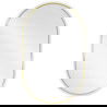 Mexen Loft oval bathroom mirror 90 x 55 cm, gold frame - 9851-090-055-000-50