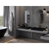 Mexen Loft ovaler Badezimmerspiegel 90 x 55 cm, goldener Rahmen - 9851-090-055-000-50