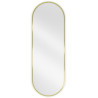 Mexen Loft ovale badkamer spiegel 100 x 35 cm, gouden lijst - 9851-100-035-000-50