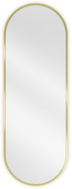 Mexen Loft ovaalne vannitoa peegel 100 x 35 cm, kuldne raam - 9851-100-035-000-50