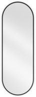 Mexen Loft ovaalne vannitoa peegel 100 x 35 cm, must raam - 9851-100-035-000-70