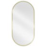 Mexen Loft oval bathroom mirror 100 x 50 cm, gold frame - 9851-100-050-000-50