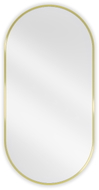 Mexen Loft ovaalne vannitoa peegel 100 x 50 cm, kuldne raam - 9851-100-050-000-50
