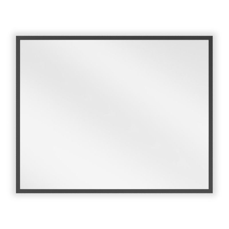 Mexen Loft rektangulär badrumsspegel 50 x 40 cm, svart ram - 9852-050-040-000-70