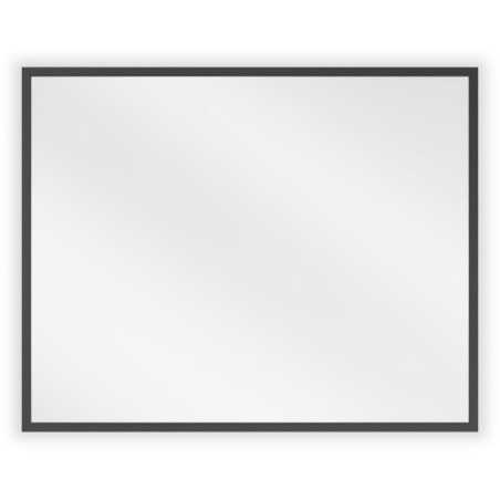Mexen Loft rektangulär badrumsspegel 50 x 40 cm, svart ram - 9852-050-040-000-70