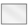 Mexen Loft taisnstūrveida vannas istabas spogulis 50 x 40 cm, melns rāmis - 9852-050-040-000-70
