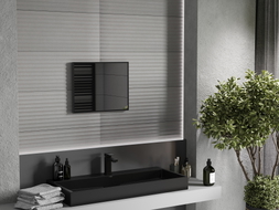 Mexen Loft pravokutno ogledalo za kupaonicu 50 x 40 cm, crni okvir - 9852-050-040-000-70