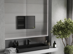 Mexen Loft ristkülikukujuline vannitoapeegel 60 x 40 cm, must raam - 9852-060-040-000-70