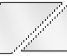 Mexen Loft miroir de salle de bain rectangulaire 60 x 50 cm, cadre noir - 9852-060-050-000-70