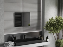Mexen Loft lustro łazienkowe prostokątne 60 x 50 cm, rama czarna - 9852-060-050-000-70