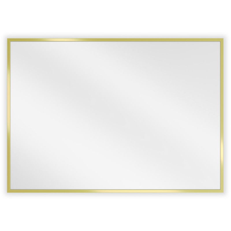 Mexen Loft rechthoekige badkamerspiegel 70 x 50 cm, gouden frame - 9852-070-050-000-50