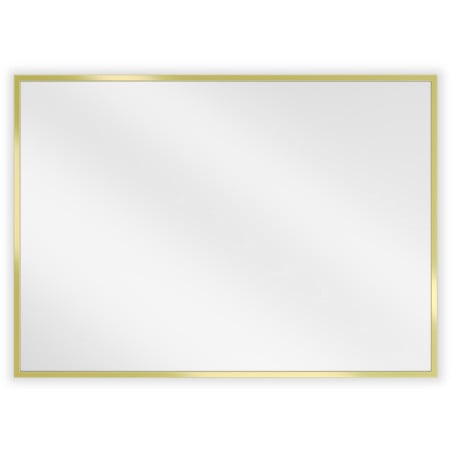 Mexen Loft rechteckiger Badezimmerspiegel 70 x 50 cm, goldener Rahmen - 9852-070-050-000-50