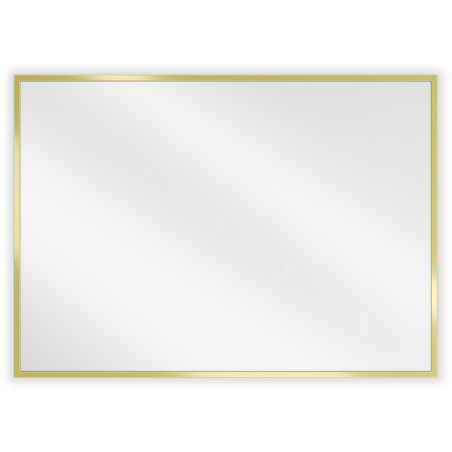 Mexen Loft ristkülikukujuline vannitoa peegel 70 x 50 cm, kuldne raam - 9852-070-050-000-50