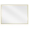 Mexen Loft lustro łazienkowe prostokątne 70 x 50 cm, rama złota - 9852-070-050-000-50